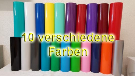 Oracal Folien - Starterset - 10 Bögen à 100cm x 31cm